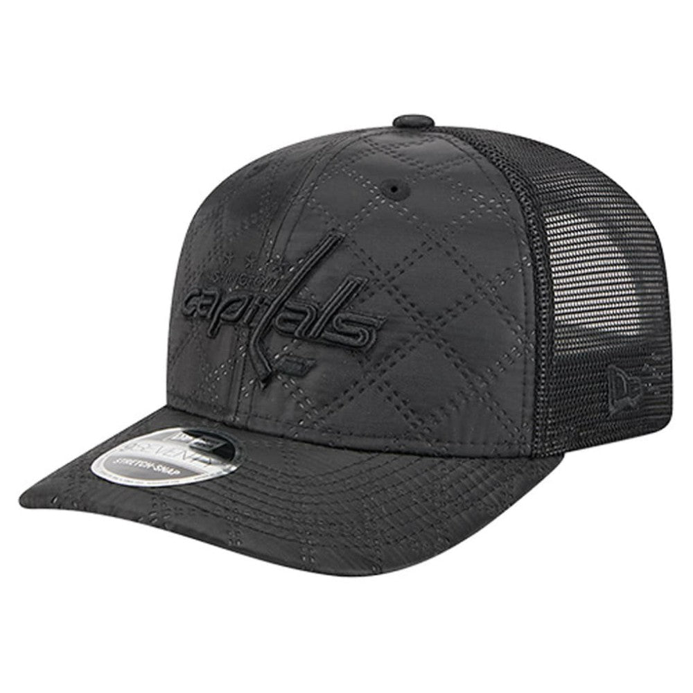 Washington Capitals New Era Quilted Nylon 9SEVENTY Adjustable Trucker Hat - Black | New Era discount