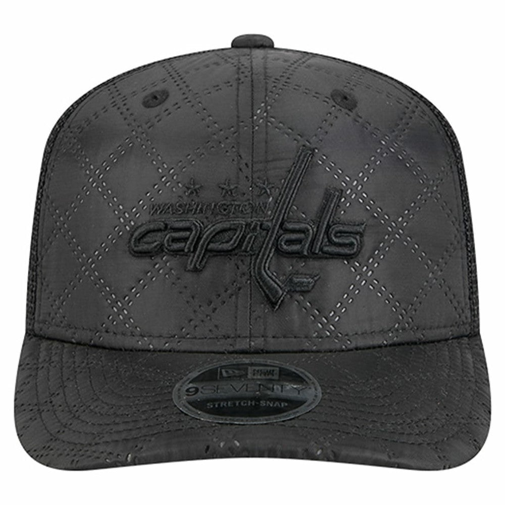 Washington Capitals New Era Quilted Nylon 9SEVENTY Adjustable Trucker Hat - Black | New Era discount
