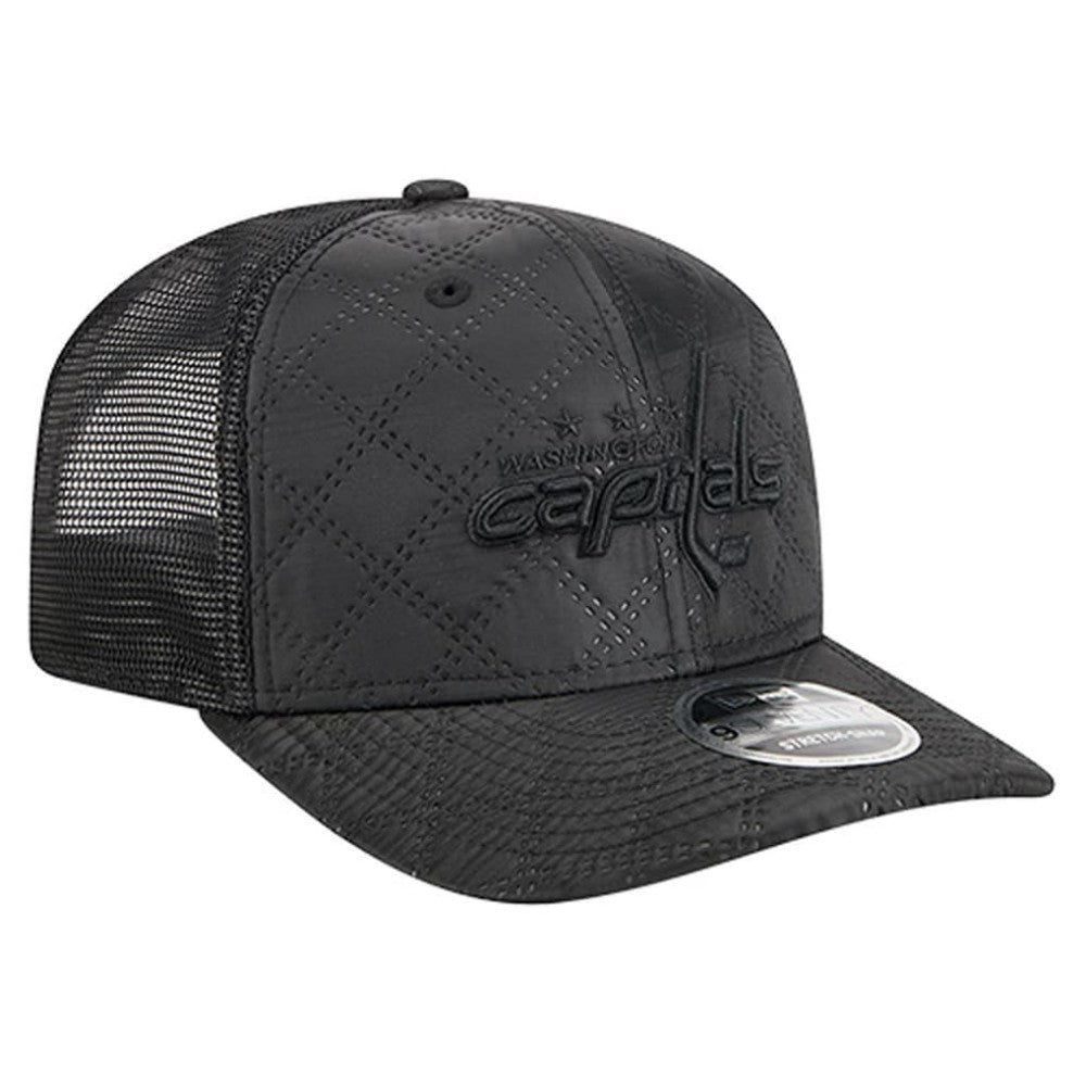 Washington Capitals New Era Quilted Nylon 9SEVENTY Adjustable Trucker Hat - Black | New Era discount