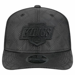 Los Angeles Kings New Era Quilted Nylon 9SEVENTY Adjustable Trucker Hat - Black | New Era Lifestyle
