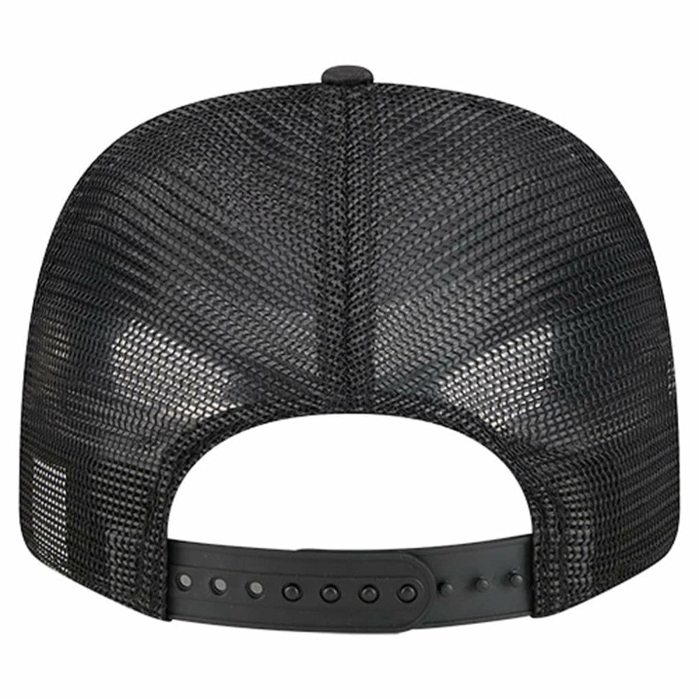 Los Angeles Kings New Era Quilted Nylon 9SEVENTY Adjustable Trucker Hat - Black | New Era Lifestyle