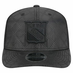 New York Rangers New Era Quilted Nylon 9SEVENTY Adjustable Trucker Hat - Black | New Era near me