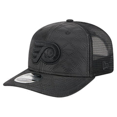 Philadelphia Flyers New Era Quilted Nylon 9SEVENTY Adjustable Trucker Hat - Black | New Era near me