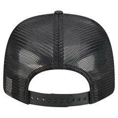 Pittsburgh Penguins New Era Quilted Nylon 9SEVENTY Adjustable Trucker Hat - Black | New Era Clearance