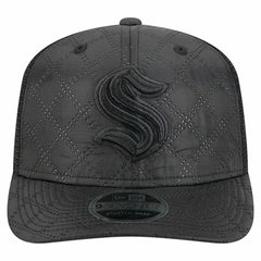 Seattle Kraken New Era Quilted Nylon 9SEVENTY Adjustable Trucker Hat - Black | New Era on sale