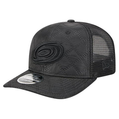 Carolina Hurricanes New Era Quilted Nylon 9SEVENTY Adjustable Trucker Hat - Black | New Era Lifestyle