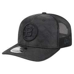 Boston Bruins New Era Quilted Nylon 9SEVENTY Adjustable Trucker Hat - Black | New Era on sale