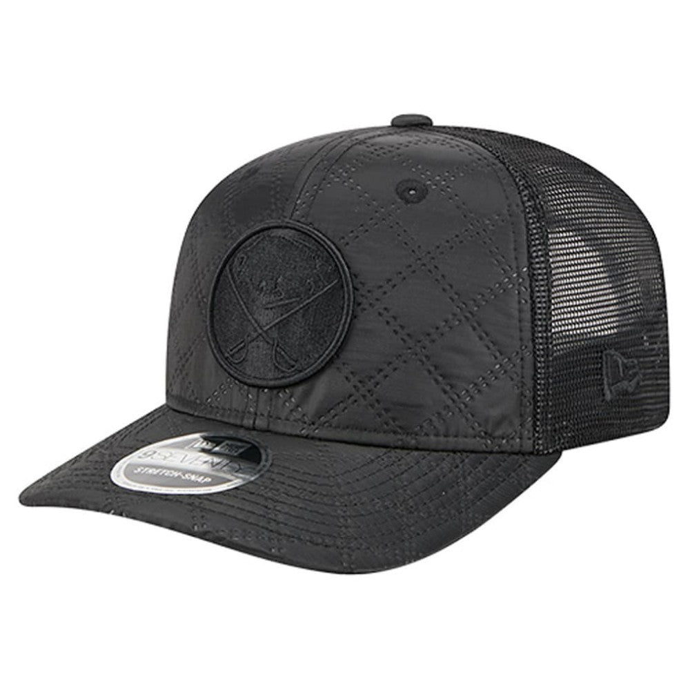 Buffalo Sabres New Era Quilted Nylon 9SEVENTY Adjustable Trucker Hat - Black | New Era sale