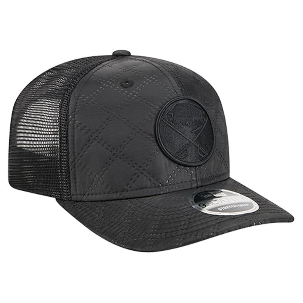 Buffalo Sabres New Era Quilted Nylon 9SEVENTY Adjustable Trucker Hat - Black | New Era sale