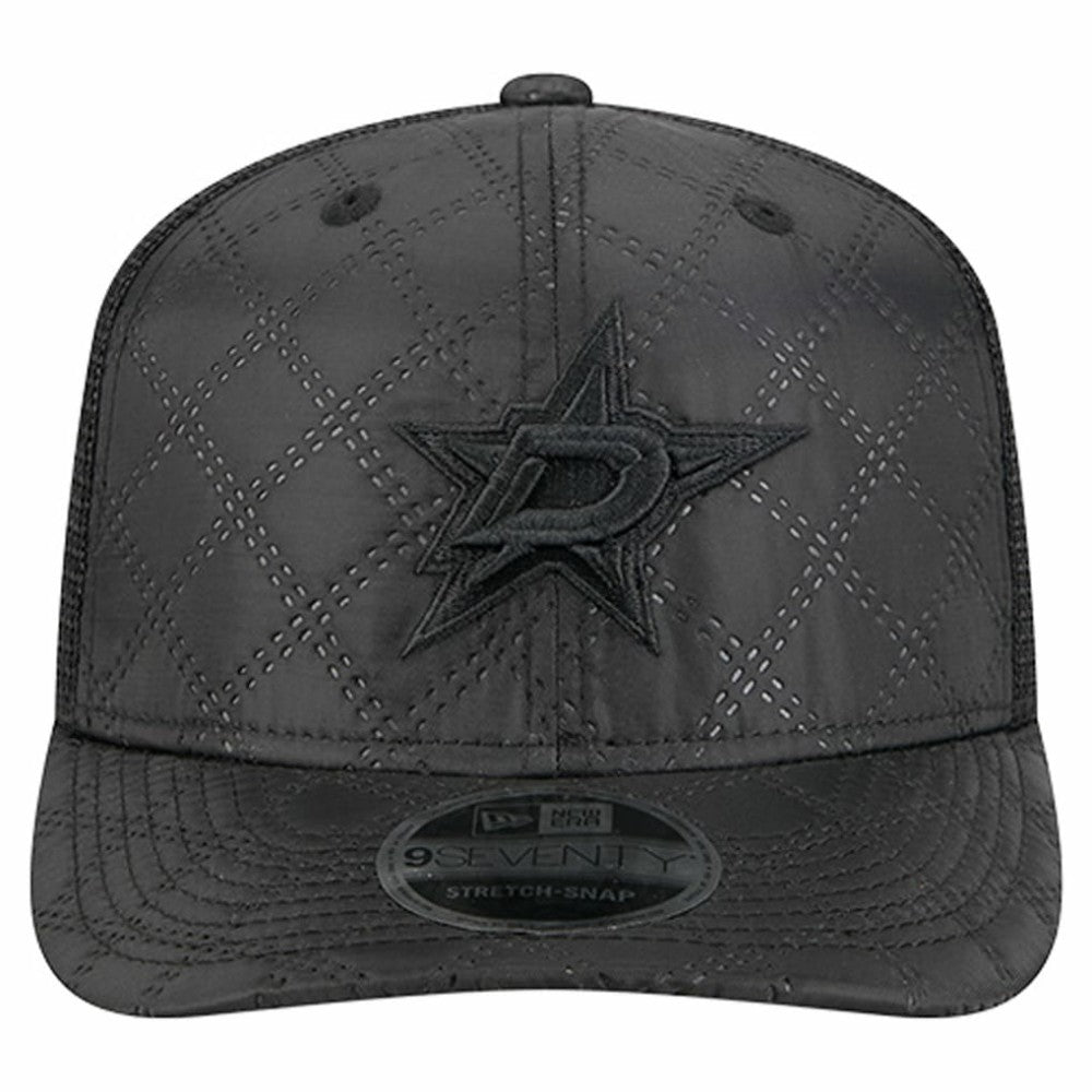 Dallas Stars New Era Quilted Nylon 9SEVENTY Adjustable Trucker Hat - Black | New Era Clearance