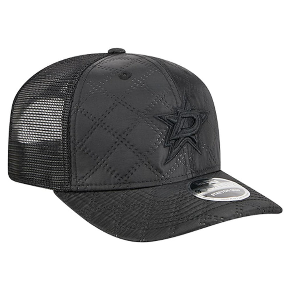 Dallas Stars New Era Quilted Nylon 9SEVENTY Adjustable Trucker Hat - Black | New Era Clearance