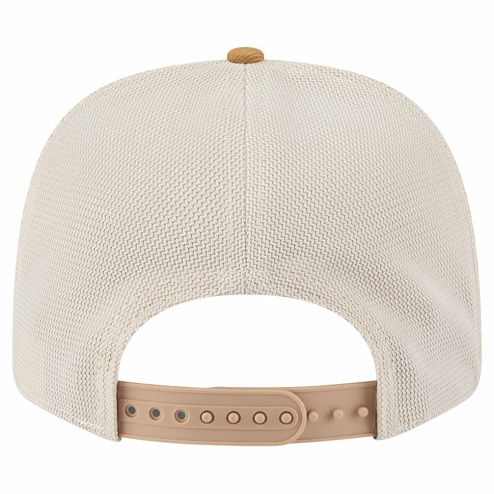 New Jersey Devils New Era Two-Tone Trucker 9SEVENTY Stretch Snap Adjustable Hat - Tan/Light Brown | New Era sale
