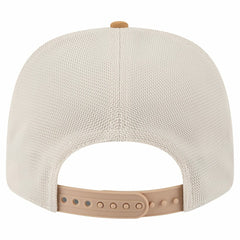 New York Rangers New Era Two-Tone Trucker 9SEVENTY Stretch Snap Adjustable Hat - Tan/Light Brown | New Era sale