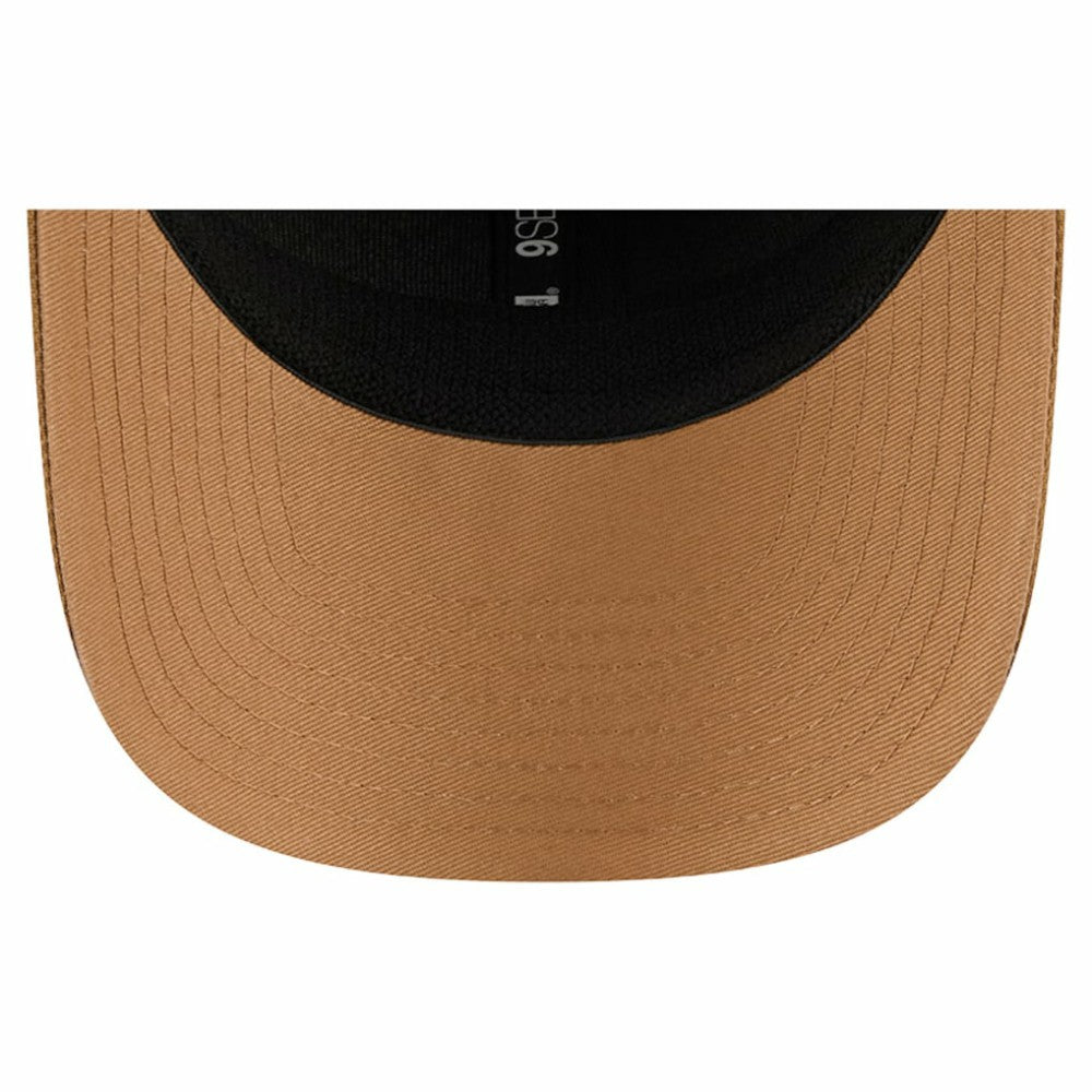 New York Rangers New Era Two-Tone Trucker 9SEVENTY Stretch Snap Adjustable Hat - Tan/Light Brown | New Era sale