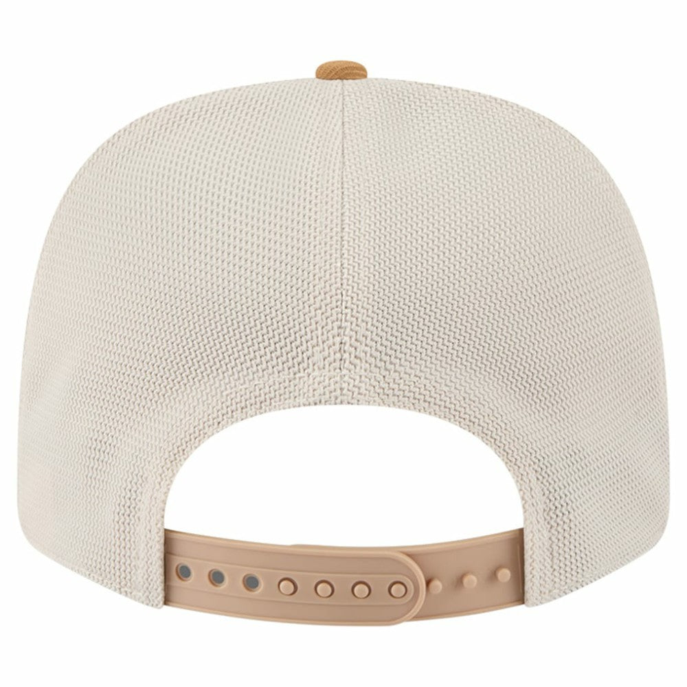 Pittsburgh Penguins New Era Two-Tone Trucker 9SEVENTY Stretch Snap Adjustable Hat - Tan/Light Brown | New Era Lifestyle