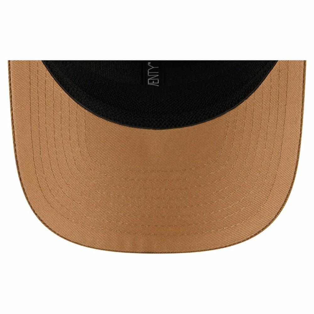 Pittsburgh Penguins New Era Two-Tone Trucker 9SEVENTY Stretch Snap Adjustable Hat - Tan/Light Brown | New Era Lifestyle