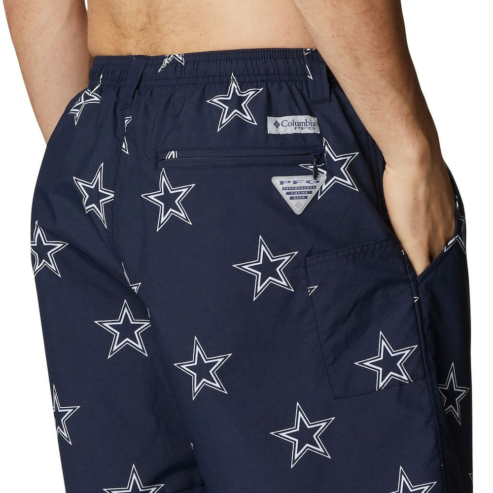 Dallas Cowboys Backcast III Printed Shorts - Navy - Columbia