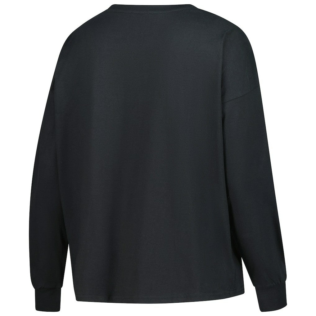 Minnesota Vikings '47 Women's Plus Size Muse Sydney Long Sleeve T-Shirt - Black - 47 brand