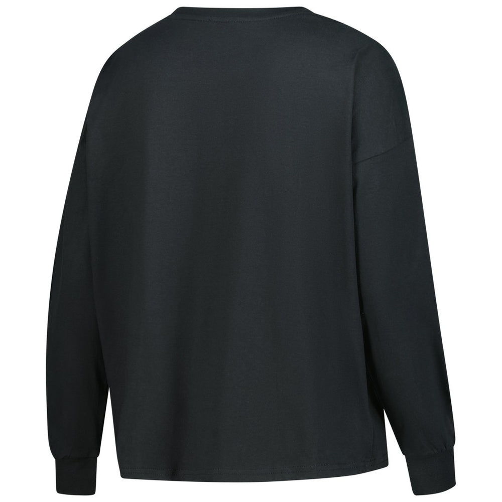 Detroit Lions '47 Women's Plus Size Muse Sydney Long Sleeve T-Shirt - Black - 47 brand