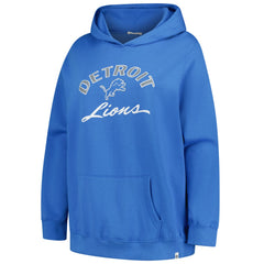 Detroit Lions '47 Women's Plus Size Whirlwind Naomi Hoodie - Blue - 47 brand