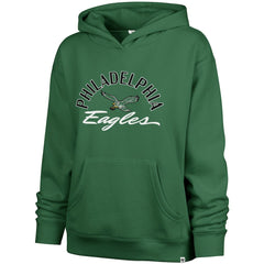 Philadelphia Eagles '47 Women's Plus Size Whirlwind Naomi Hoodie - Kelly Green - 47 brand