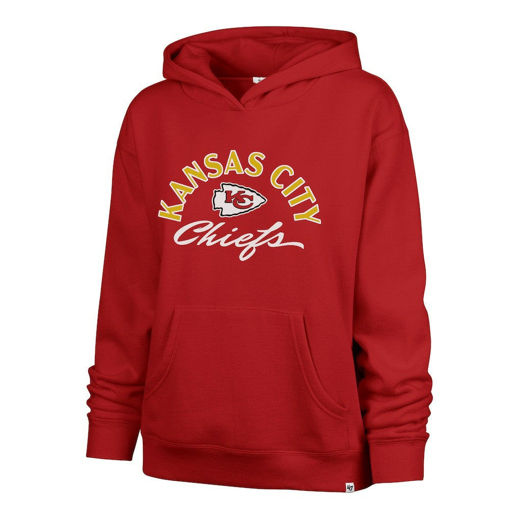 Kansas City Chiefs '47 Women's Plus Size Whirlwind Naomi Hoodie - Red - 47 brand