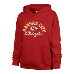 Kansas City Chiefs '47 Women's Plus Size Whirlwind Naomi Hoodie - Red - 47 brand