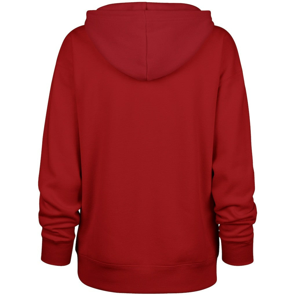 San Francisco 49ers '47 Women's Plus Size Whirlwind Naomi Hoodie - Scarlet - 47 brand