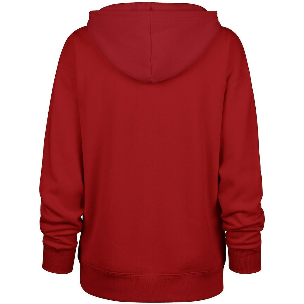 San Francisco 49ers '47 Women's Plus Size Whirlwind Naomi Hoodie - Scarlet - 47 brand