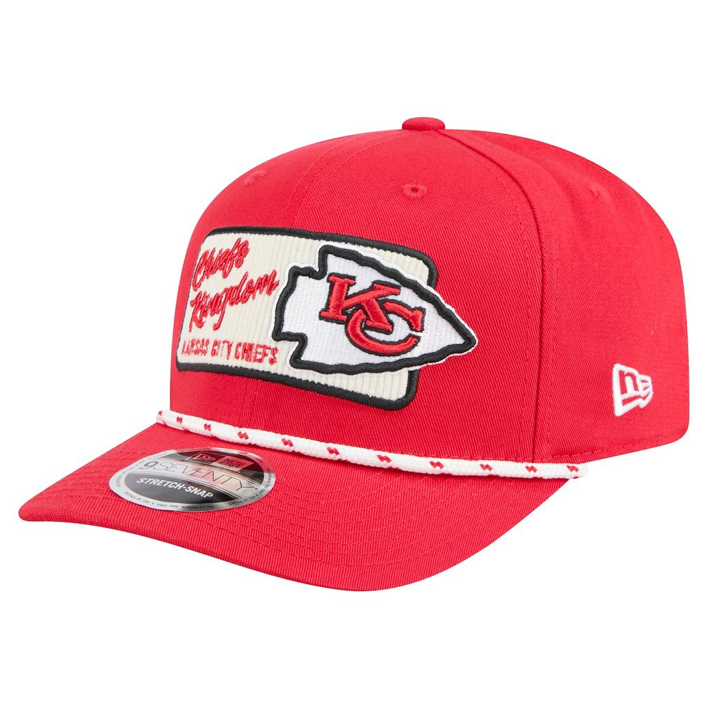 Kansas City Chiefs New Era Chant 9SEVENTY Stretch-Snap Hat - Red - NFL