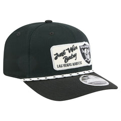 Las Vegas Raiders New Era Chant 9SEVENTY Stretch-Snap Hat - Black - NFL