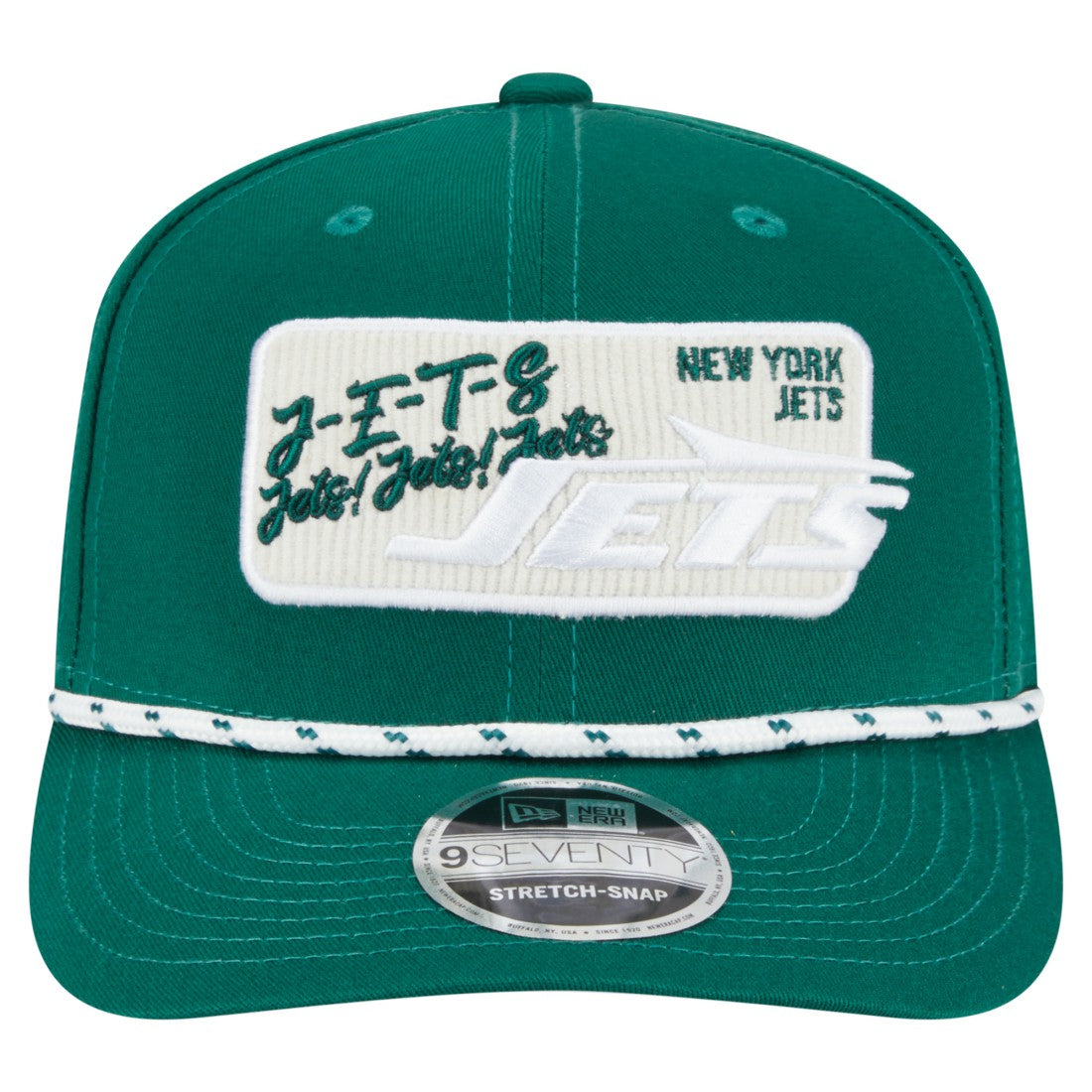 New York Jets New Era Chant 9SEVENTY Stretch-Snap Hat - Green - NFL