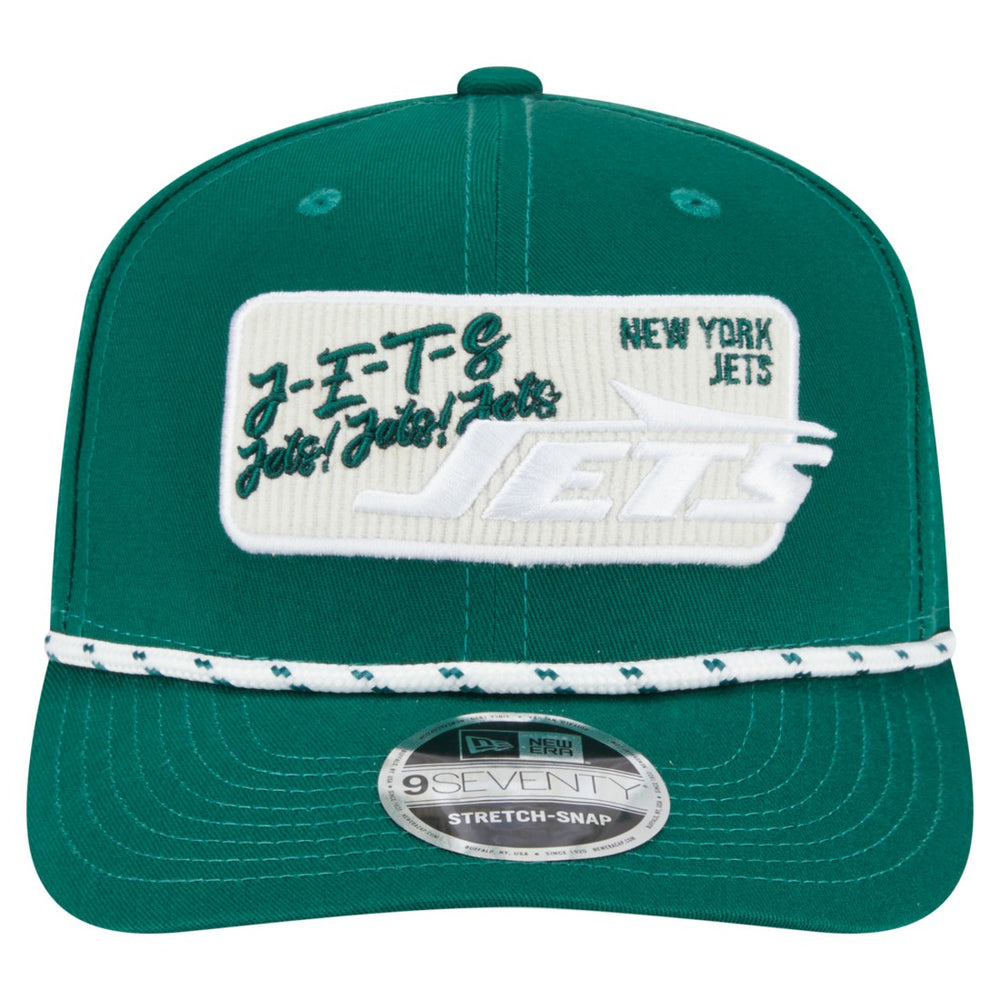 New York Jets New Era Chant 9SEVENTY Stretch-Snap Hat - Green - NFL