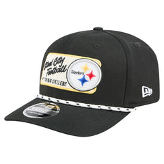 Pittsburgh Steelers New Era Chant 9SEVENTY Stretch-Snap Hat - Black - NFL