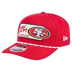 San Francisco 49ers New Era Chant 9SEVENTY Stretch-Snap Hat - Scarlet - NFL