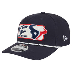 Houston Texans New Era Chant 9SEVENTY Stretch-Snap Hat - Navy - NFL