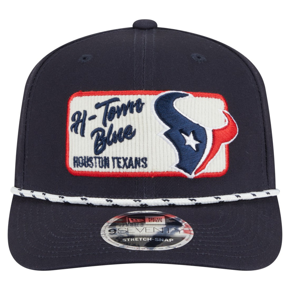 Houston Texans New Era Chant 9SEVENTY Stretch-Snap Hat - Navy - NFL