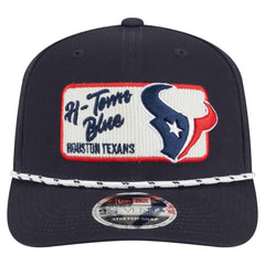 Houston Texans New Era Chant 9SEVENTY Stretch-Snap Hat - Navy - NFL