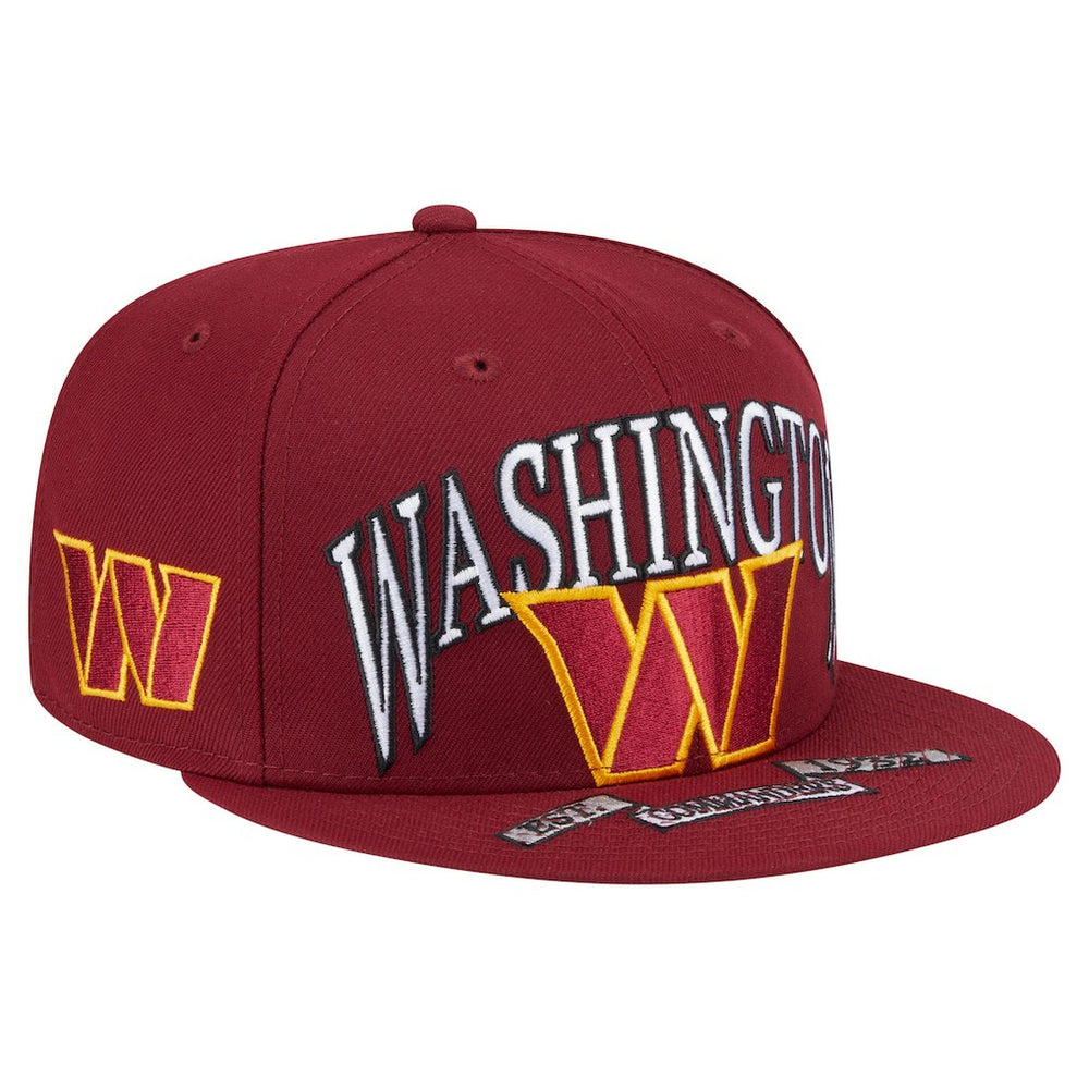 Washington Commanders New Era Oversized 59FIFTY Fitted Hat - Burgundy - NFL