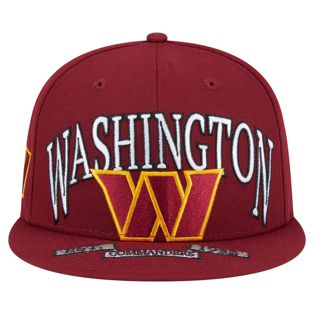 Washington Commanders New Era Oversized 59FIFTY Fitted Hat - Burgundy - NFL