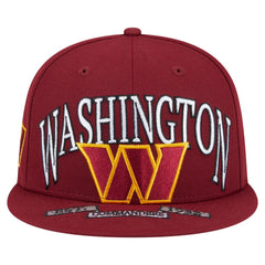 Washington Commanders New Era Oversized 59FIFTY Fitted Hat - Burgundy - NFL