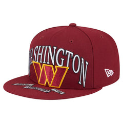 Washington Commanders New Era Oversized 59FIFTY Fitted Hat - Burgundy - NFL