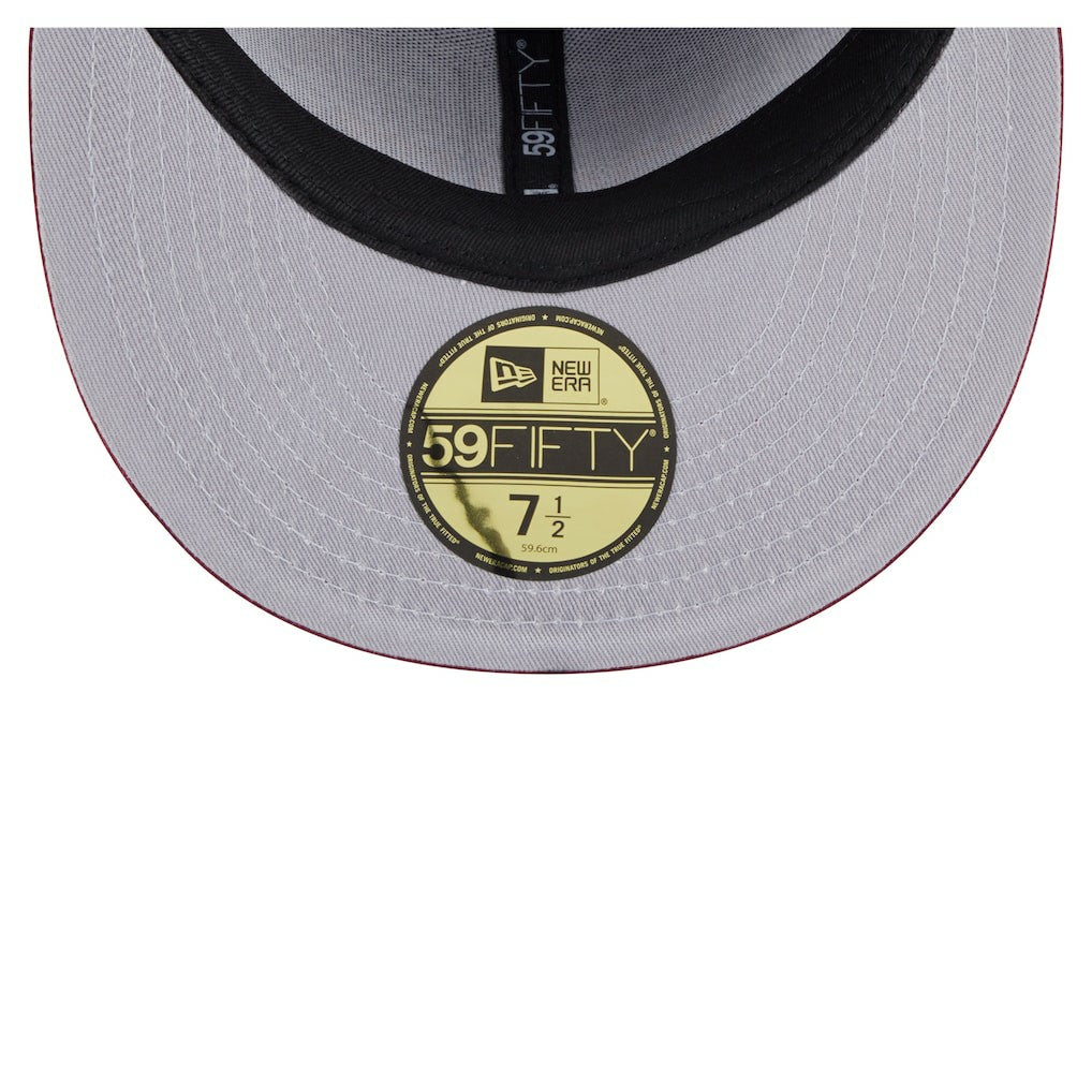 Washington Commanders New Era Oversized 59FIFTY Fitted Hat - Burgundy - NFL