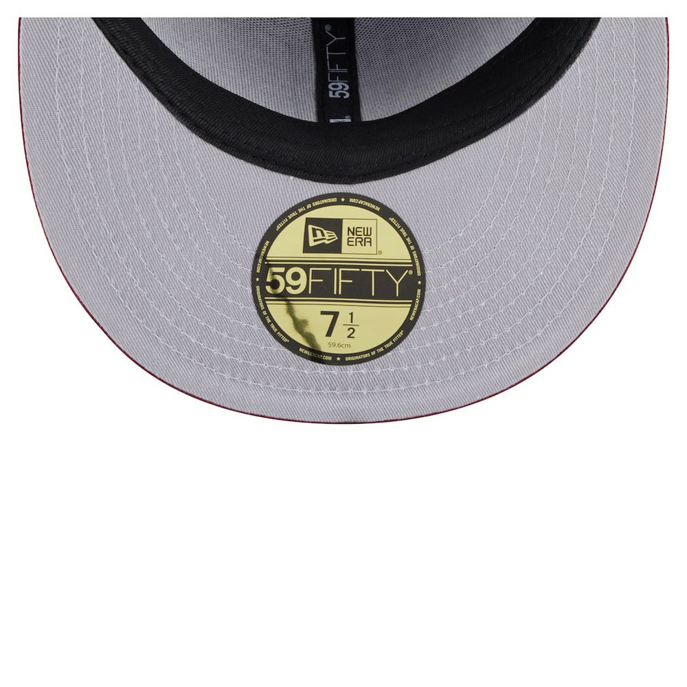 Washington Commanders New Era Oversized 59FIFTY Fitted Hat - Burgundy - NFL