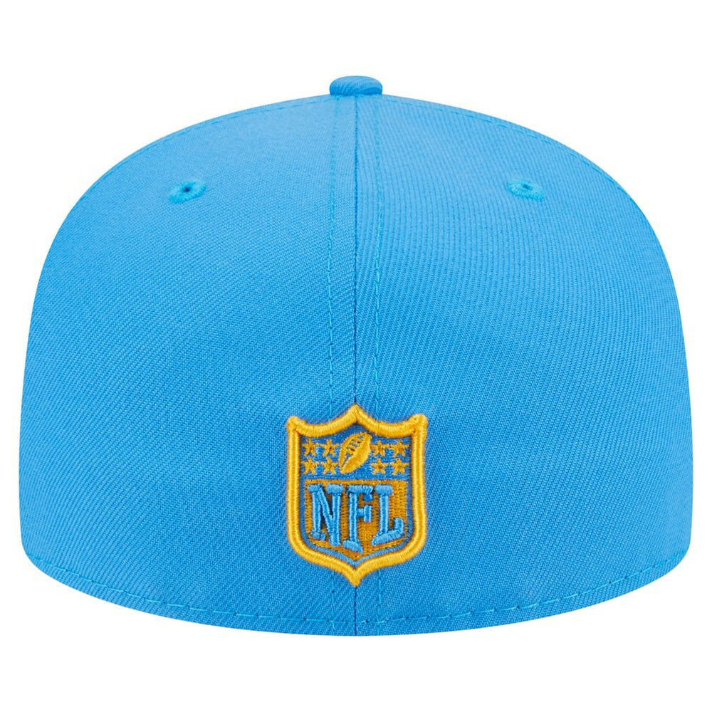 Los Angeles Chargers New Era Oversized 59FIFTY Fitted Hat - Powder Blue - NFL