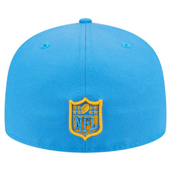 Los Angeles Chargers New Era Oversized 59FIFTY Fitted Hat - Powder Blue - NFL