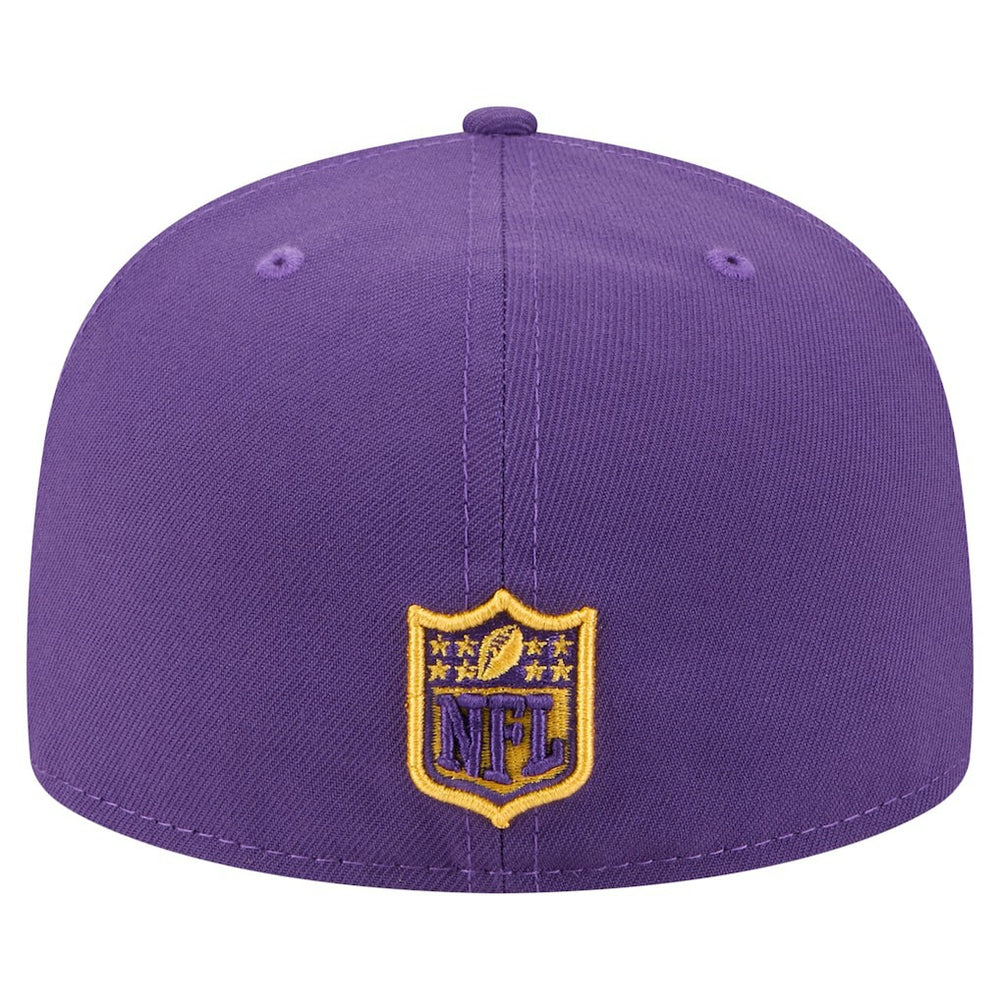Minnesota Vikings New Era Oversized 59FIFTY Fitted Hat - Purple - NFL