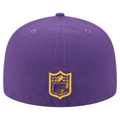 Minnesota Vikings New Era Oversized 59FIFTY Fitted Hat - Purple - NFL