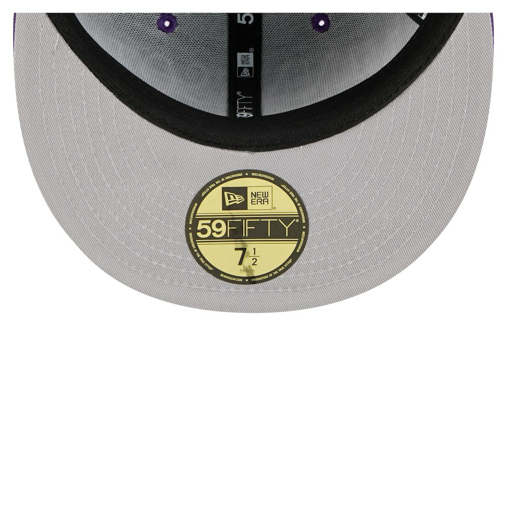 Minnesota Vikings New Era Oversized 59FIFTY Fitted Hat - Purple - NFL
