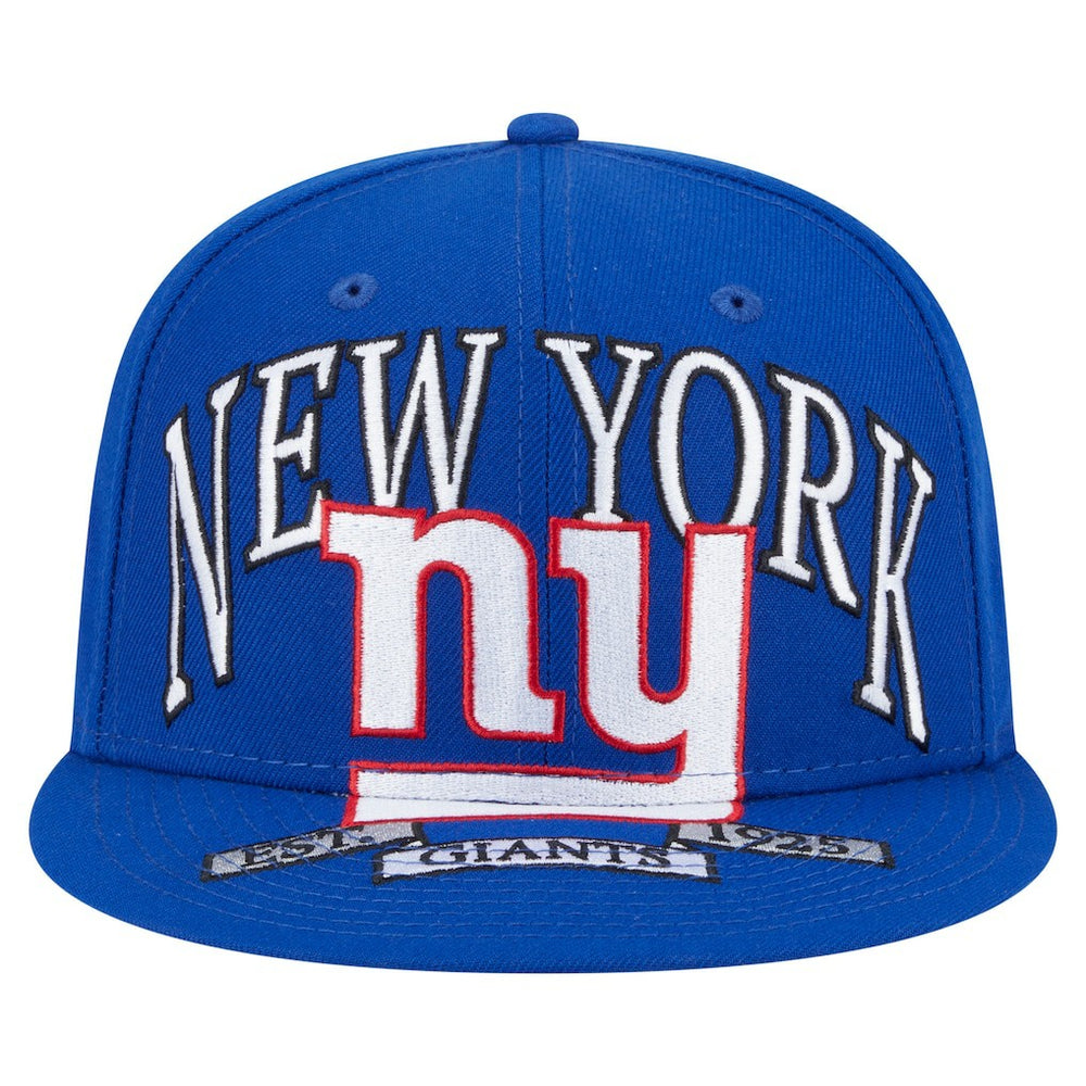 New York Giants New Era Oversized 59FIFTY Fitted Hat - Royal - NFL